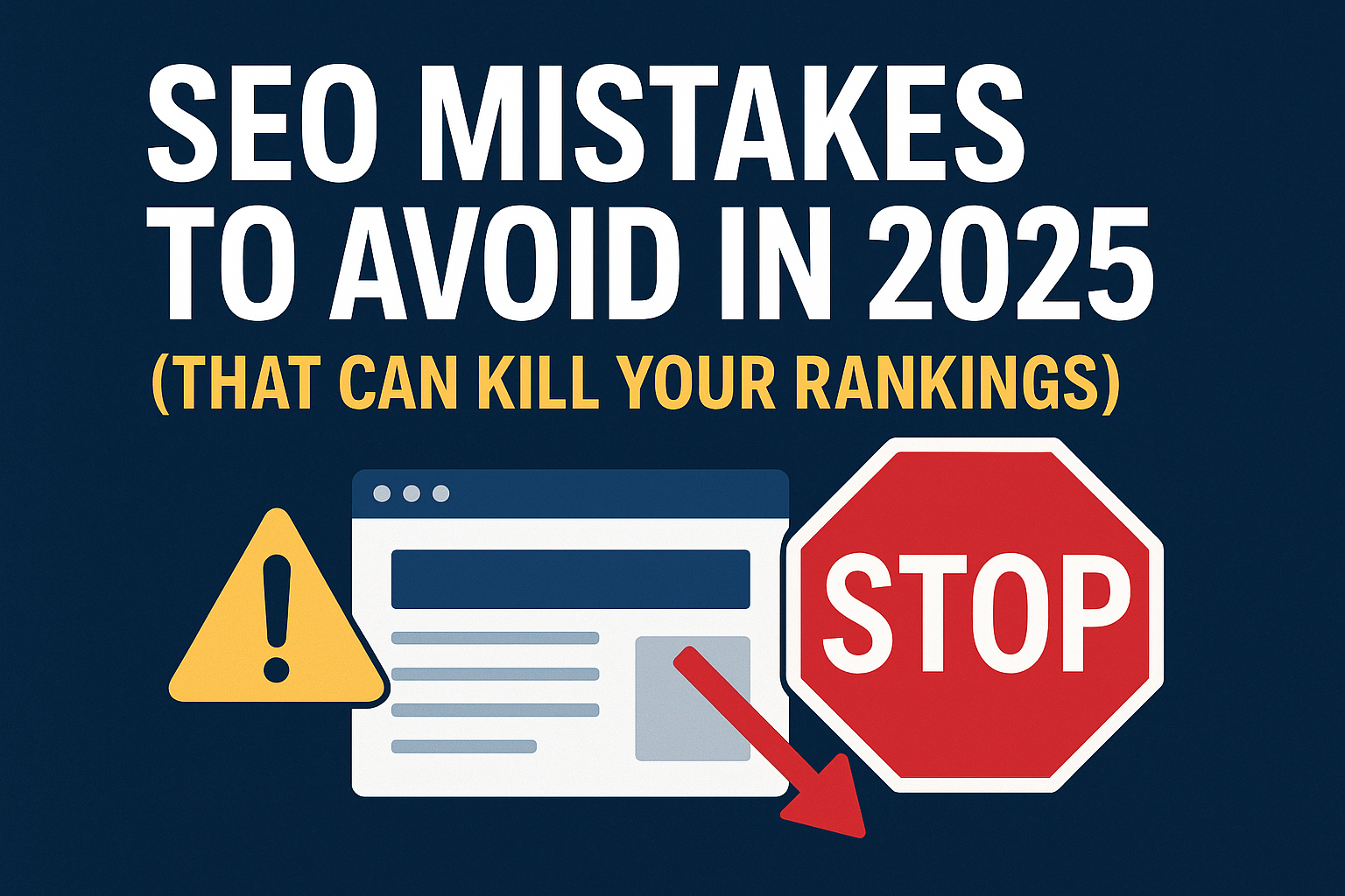 SEO Mistakes to Avoid in 2025 (That Can Kill Your Rankings)