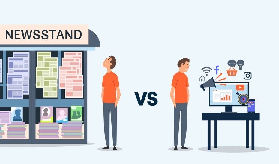 Digital marketing vs traditional marketing